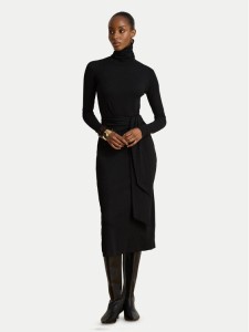 LAUREN RALPH LAUREN Sukienka dzianinowa 200980028002 Czarny Slim Fit
