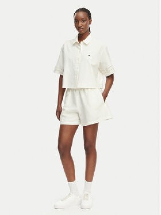 Tommy Jeans Koszula DW0DW22214 Kremowy Relaxed Fit