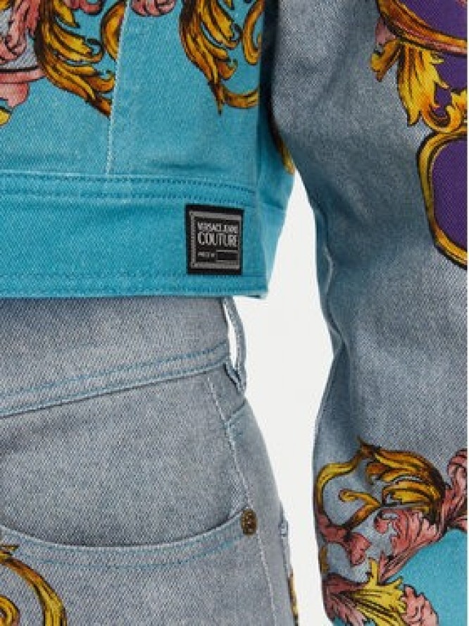 Versace Jeans Couture Kurtka jeansowa 78HAS4P0 Kolorowy Relaxed Fit