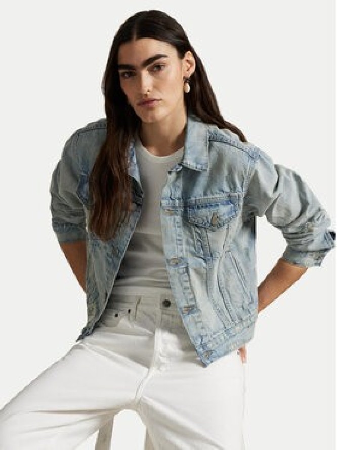 Polo Ralph Lauren Kurtka jeansowa 211969393001 Niebieski Regular Fit