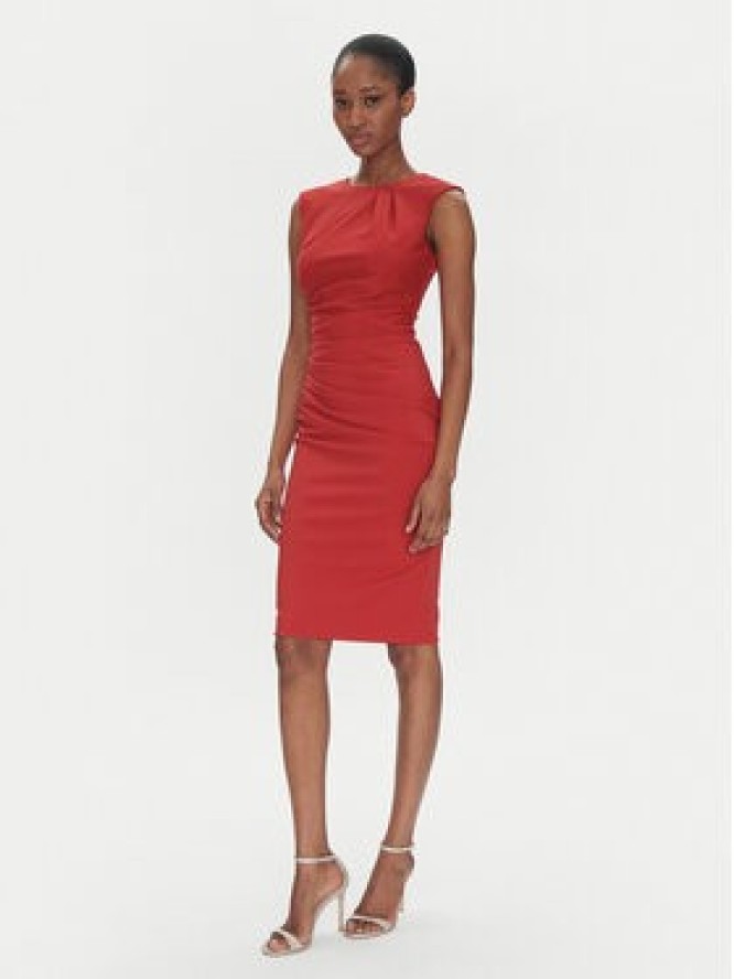 Rinascimento Sukienka koktajlowa CFC0122548003 Czerwony Regular Fit