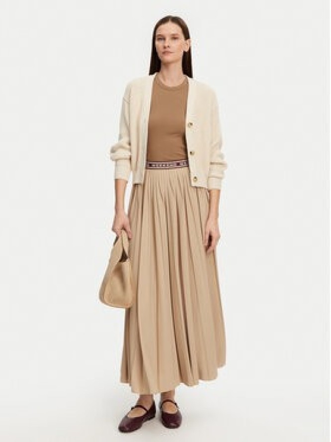 Weekend Max Mara Spódnica plisowana Bleu 2515771031 Beżowy Regular Fit