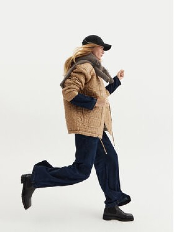 Munthe Sweter Taccu 243160724373 Brązowy Loose Fit