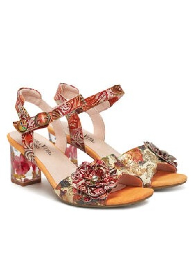 Laura Vita Sandały Lucieo 25 Pomarańczowy
