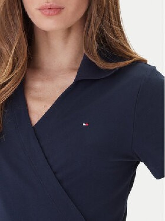 Tommy Hilfiger Sukienka codzienna 1985 WW0WW45733 Granatowy Regular Fit