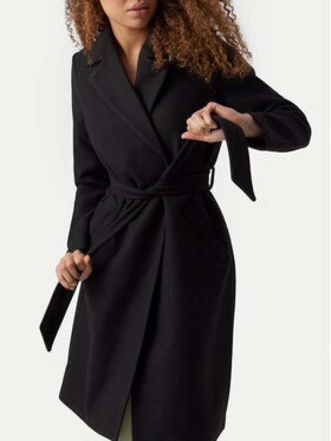 Vero Moda Płaszcz przejściowy Fortuneaya 10278330 Czarny Regular Fit