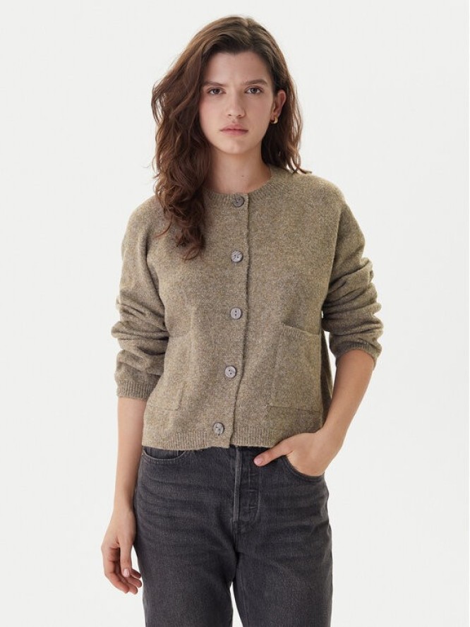 ONLY Kardigan Piemonte 15344118 Beżowy Regular Fit