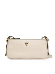 PINKO Torebka Half Moon Baguette Mini AI 25-26 PLTT 105069 A0QO Écru