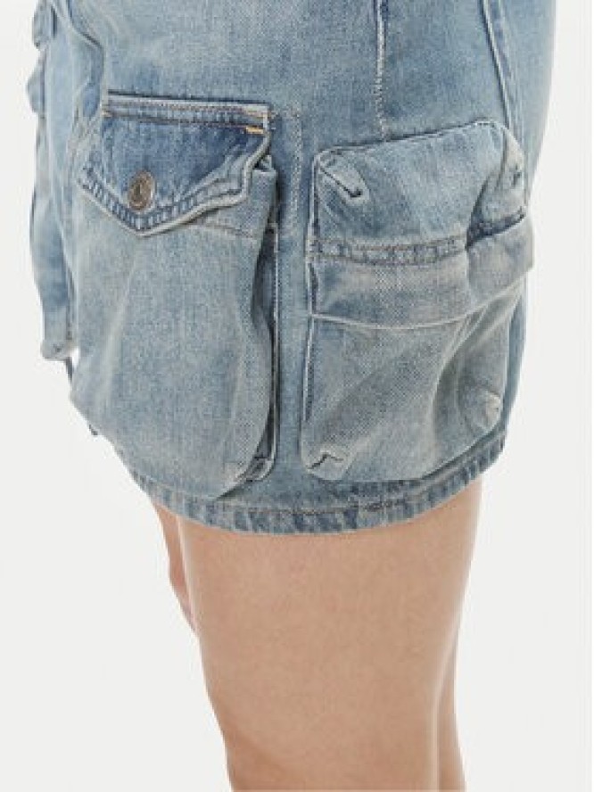 Replay Spódnica jeansowa W9934 .000.794 Niebieski Regular Fit