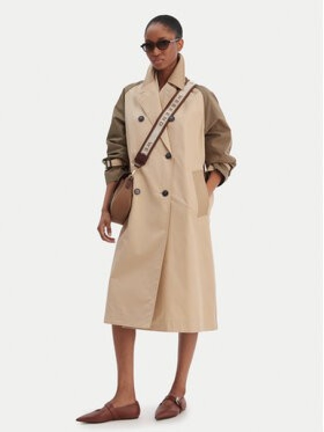 Weekend Max Mara Trencz Canasta 2615021021 Beżowy Relaxed Fit