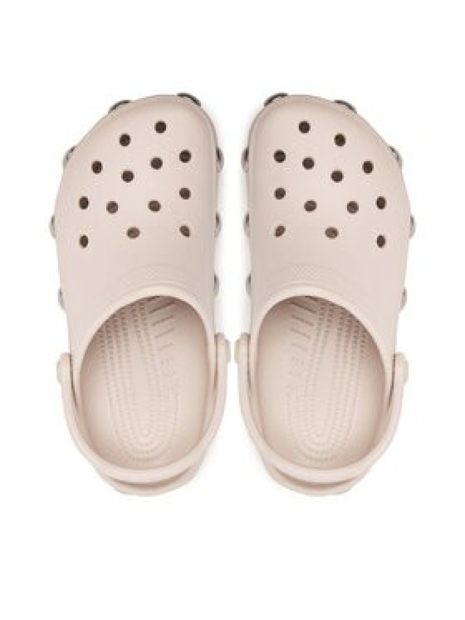 Crocs Klapki Classic Big Studded Clog 214236 Kremowy