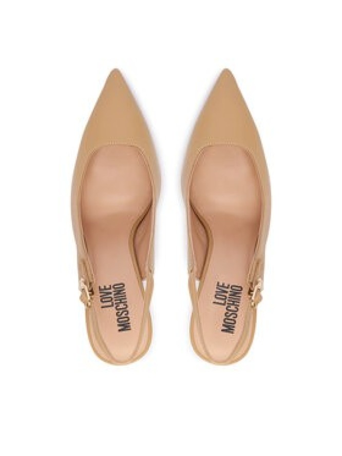 LOVE MOSCHINO Szpilki JA10149G1PIA0104 Brązowy