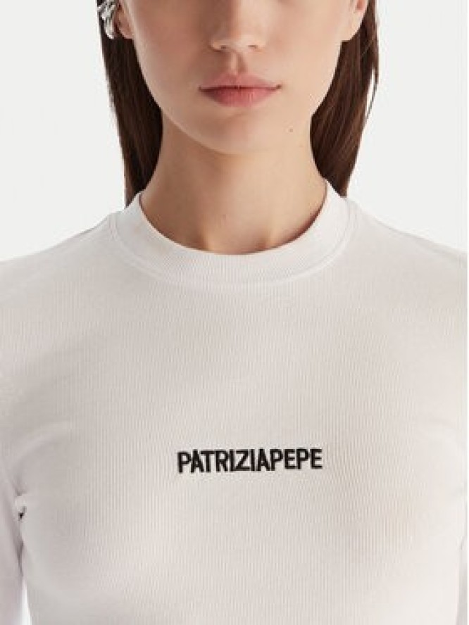 Patrizia Pepe Bluzka 2M4512/J355-W103 Biały Regular Fit