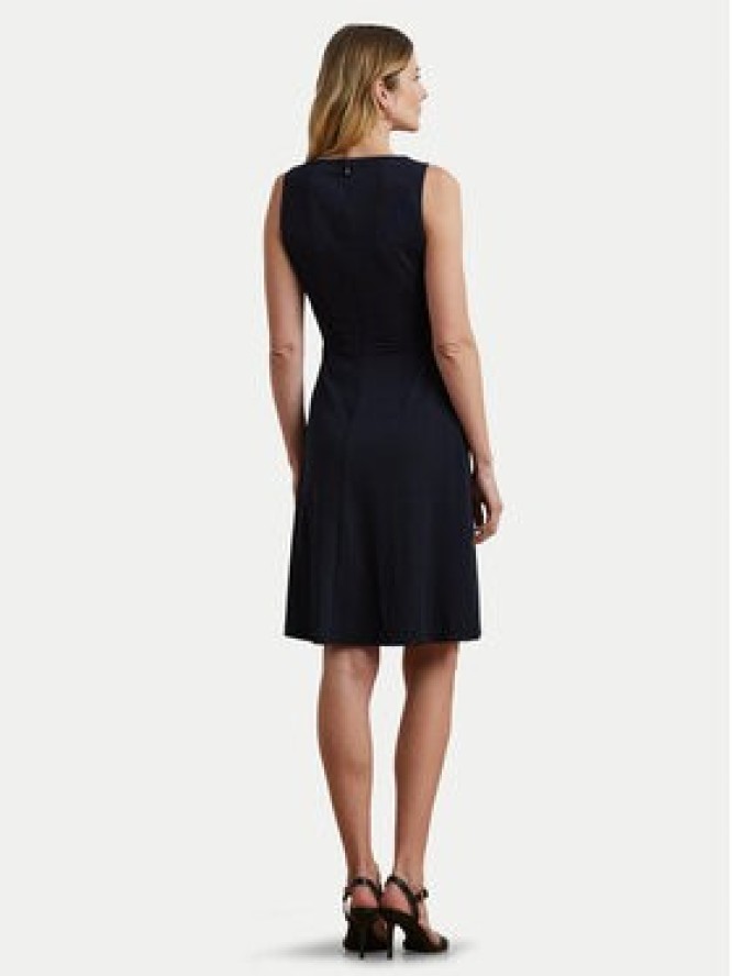 Lauren Ralph Lauren Sukienka koktajlowa 250865006002 Granatowy Regular Fit