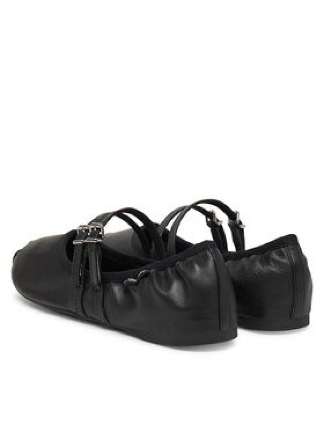 Tommy Jeans Baleriny Ballerina EN0EN02720 Czarny