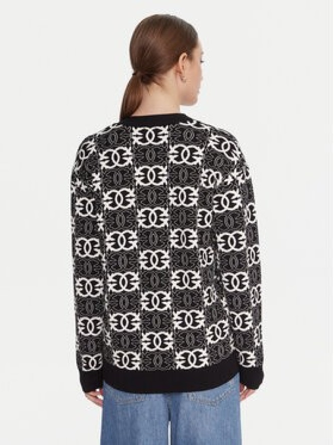 PINKO Kardigan Half Breed 106042 A2YD Czarny Regular Fit