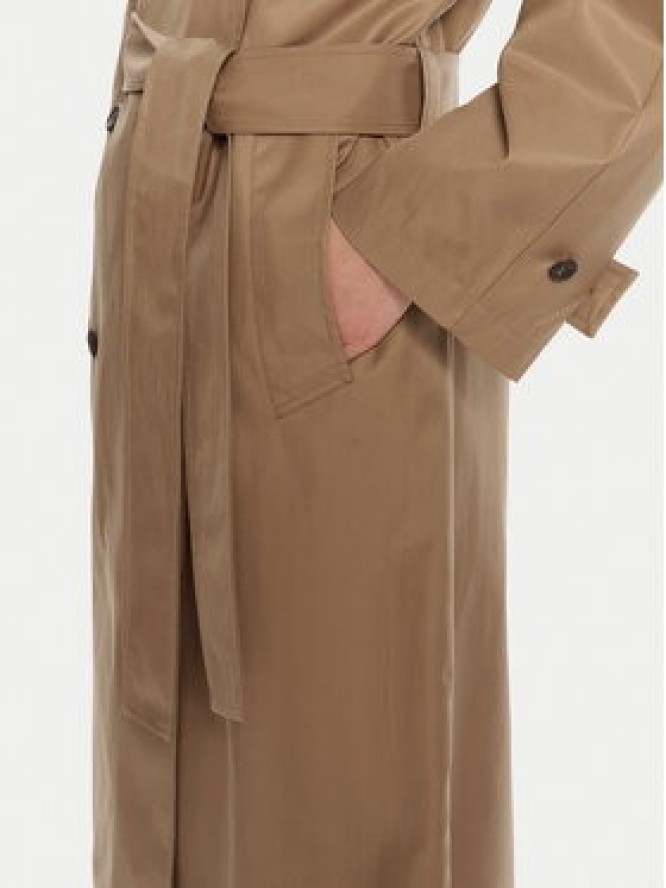 Calvin Klein Trencz LV044C501G Brązowy Regular Fit