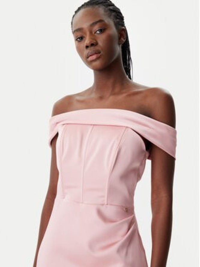 Rinascimento Sukienka wieczorowa CFC0122687003 Różowy Regular Fit