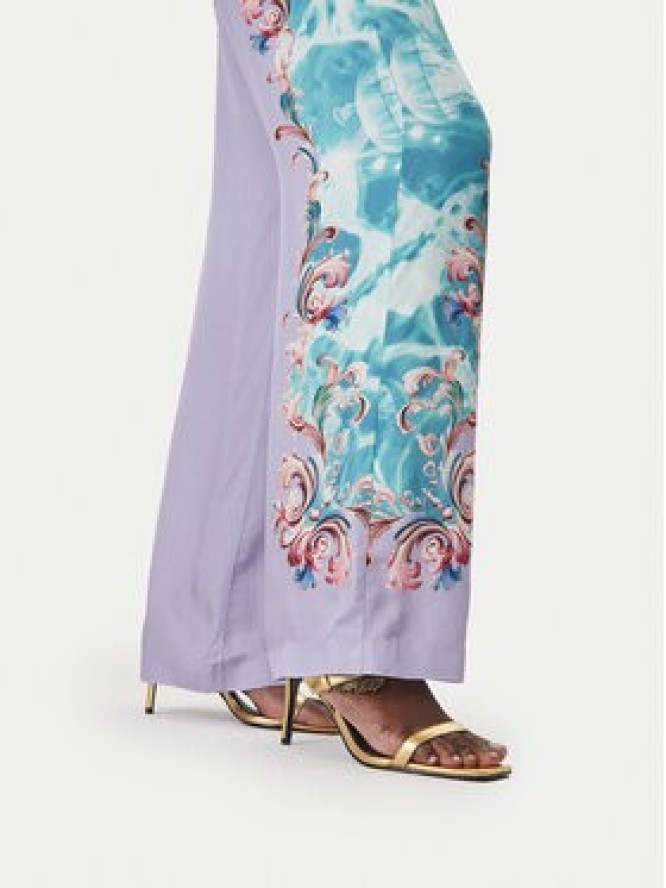 Versace Jeans Couture Spodnie materiałowe 80HAA1P2 NS830 Turkusowy Regular Fit