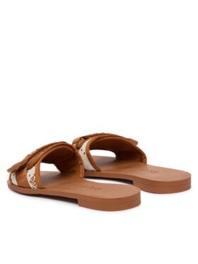 Guess Klapki FLJEL5 FAB03 Brązowy