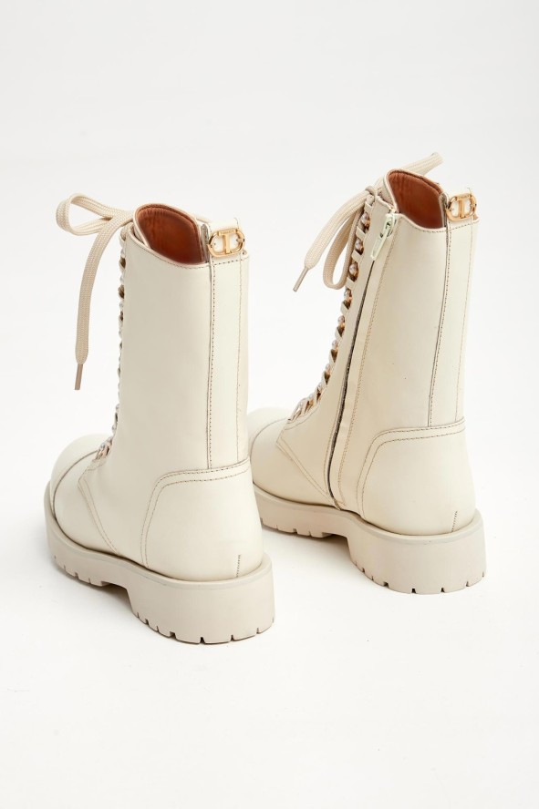 Trapery damskie skórzane TWINSET