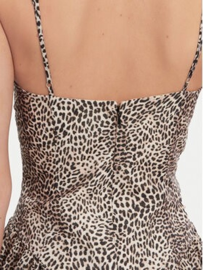 Bardot Sukienka koktajlowa 59794DB1 Brązowy Regular Fit