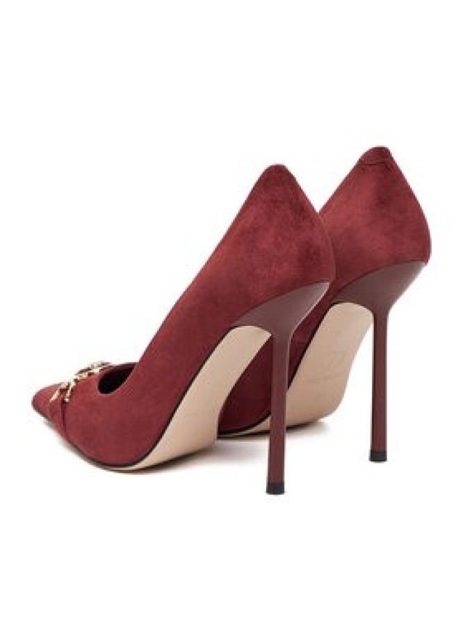 Eva Minge Szpilki EO-LILA-1677-13-3S Bordowy