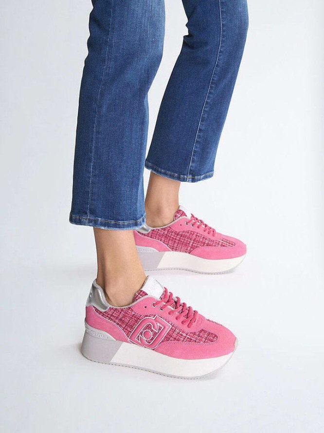 Liu Jo Sneakersy w kolorze srebrno-różowym rozmiar: 38