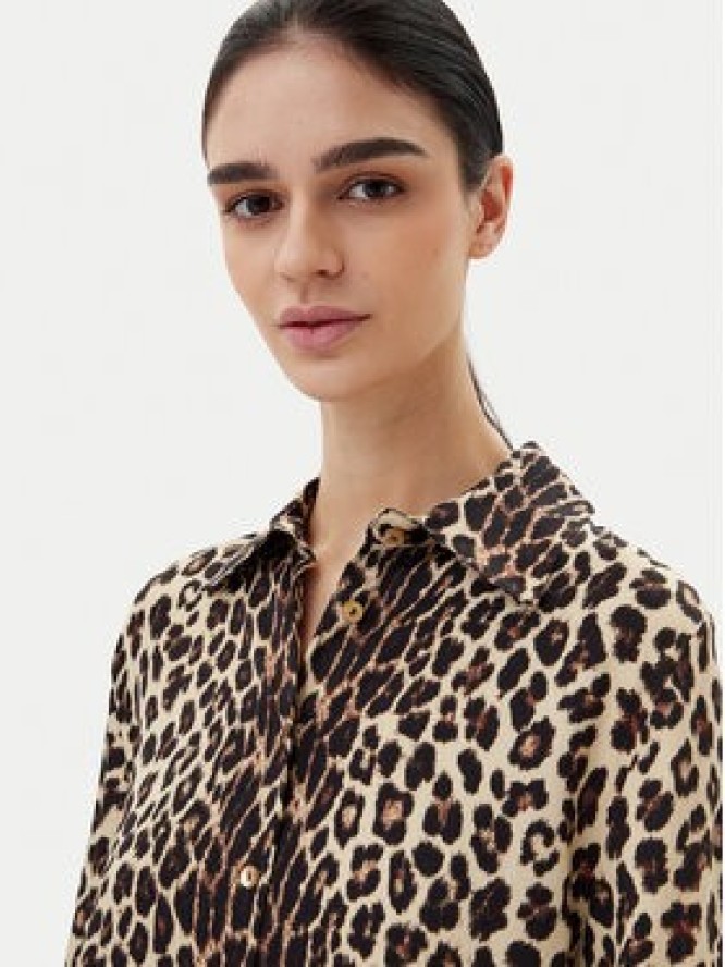 ViCOLO Koszula TD1430 Beżowy Regular Fit