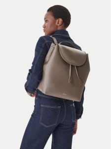 Calvin Klein Plecak Foil Logo Large Flap Backpack LV04F3505G Brązowy