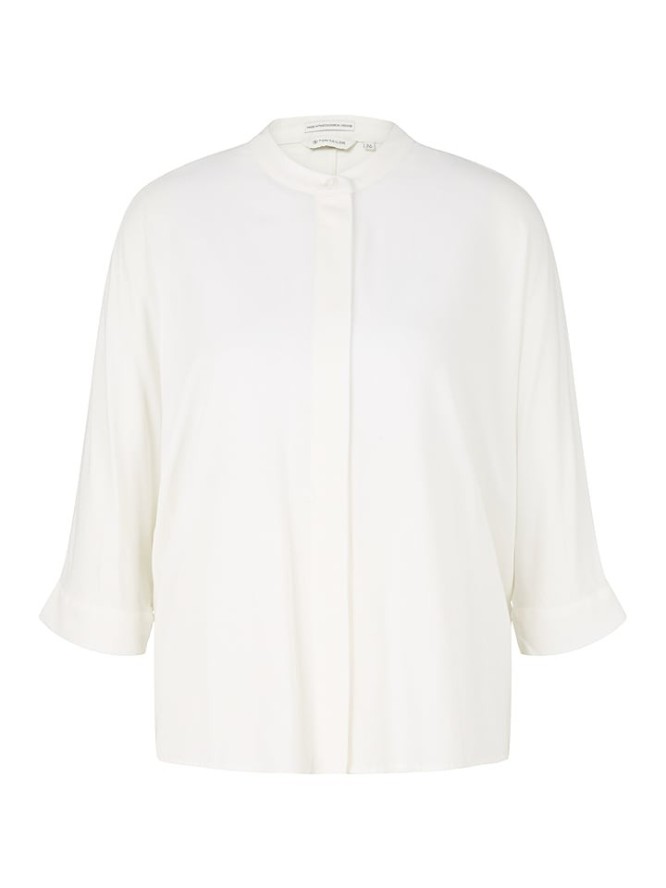 Tom Tailor Bluzka w kolorze kremowym rozmiar: 42