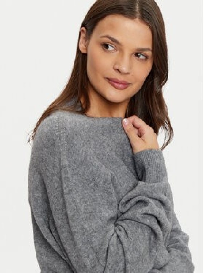 Kontatto Kardigan 3M0143 Szary Relaxed Fit