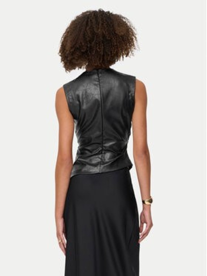 ONLY Bluzka Mone 15360230 Czarny Slim Fit