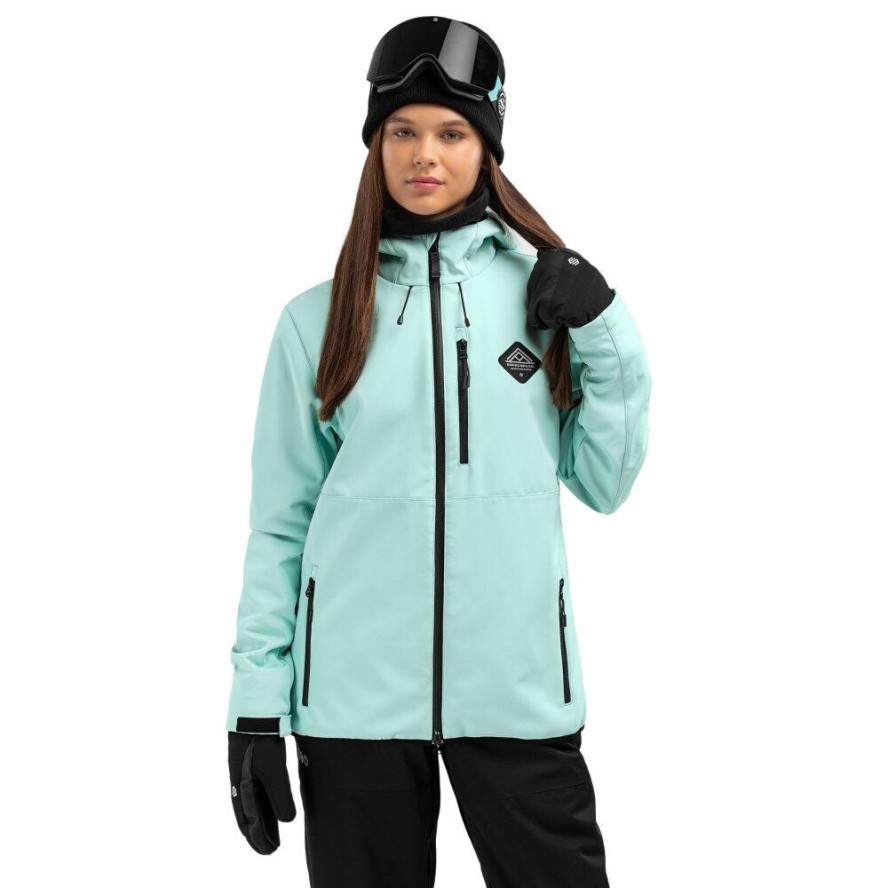 Damska kurtka snowboardowa Sporty zimowe W2-W Senja