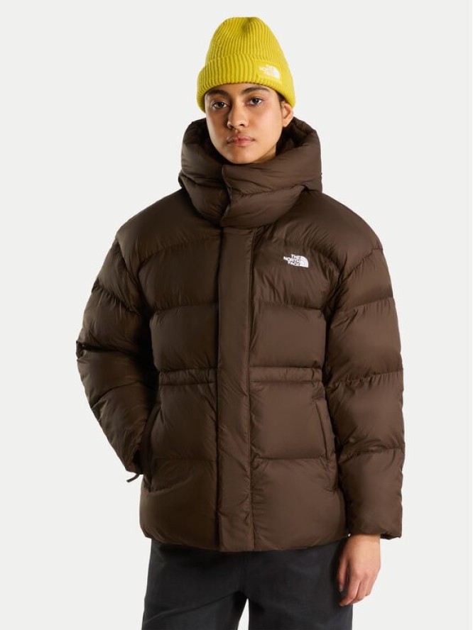 The North Face Kurtka zimowa Puffer NF0A8J6HNMF1 Brązowy ciemny Oversize