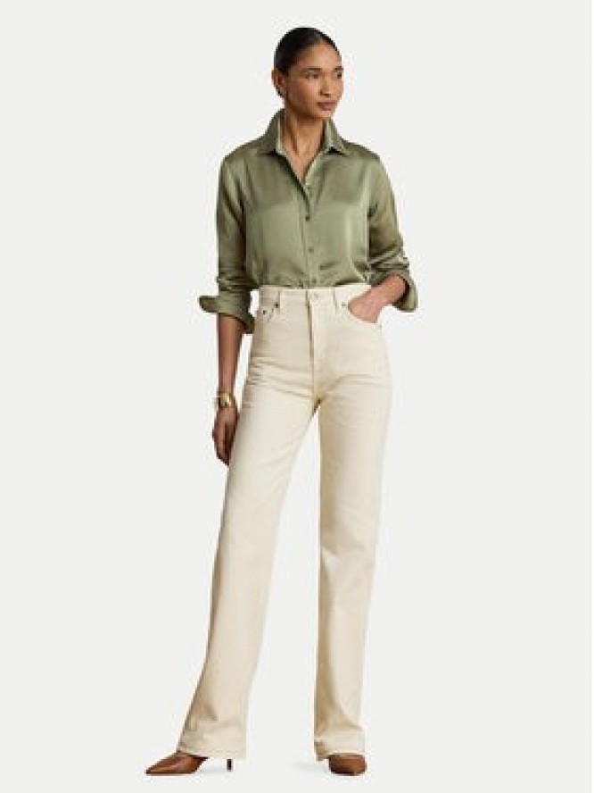 LAUREN RALPH LAUREN Koszula 200P13808004 Zielony Regular Fit