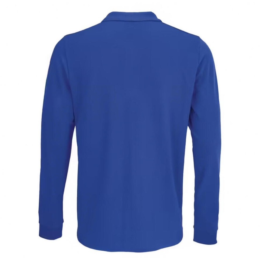 Koszulka Polo Z Długim Rękawem Dla Dorosłych Unisex Polycotton