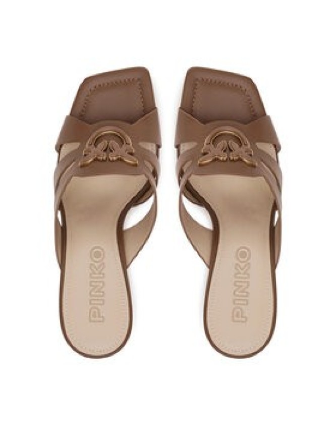PINKO Klapki Lisa 04 SD0311 P003 Brązowy
