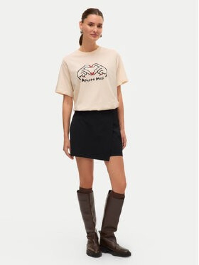 Vero Moda Spódnico-szorty Melina 10332054 Czarny Loose Fit