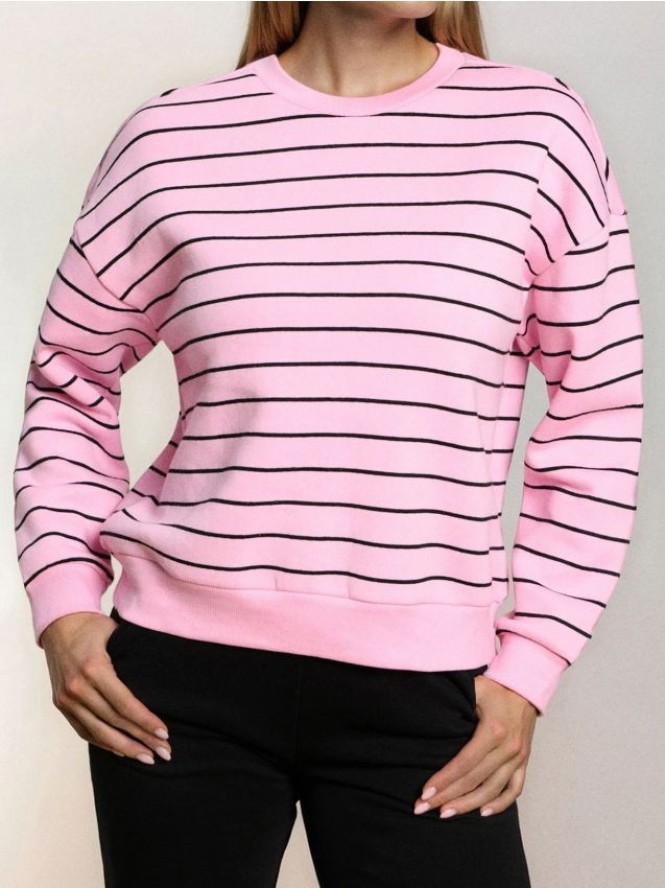 Bluza crewneck z bawełną - wielobarwny