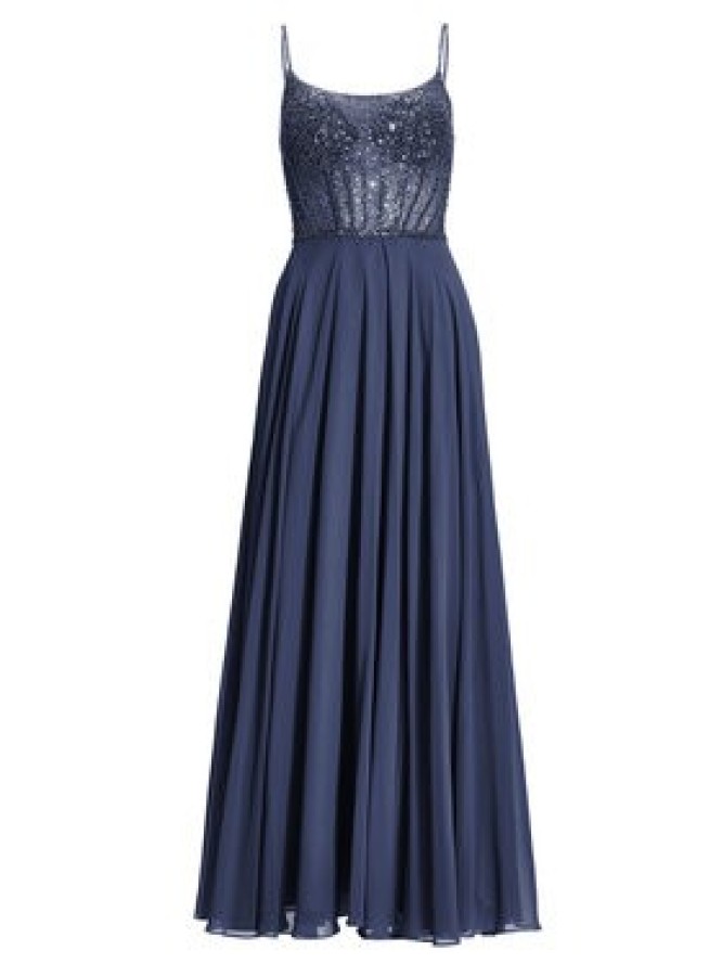 Hey Kyla Sukienka wieczorowa 5AK023HK Granatowy Regular Fit