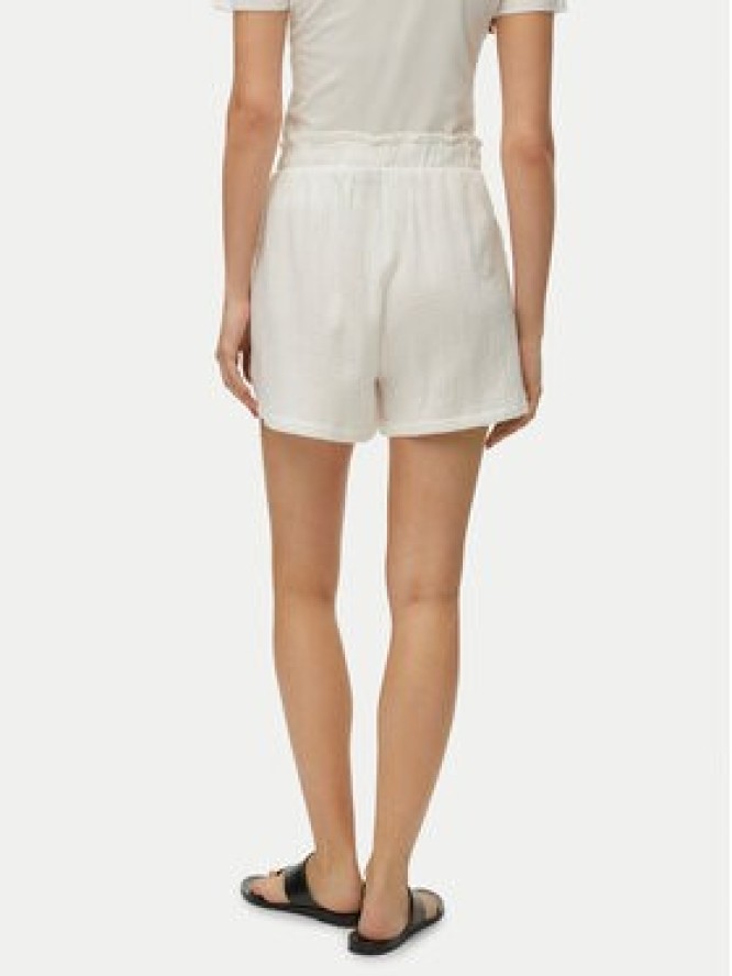 Vero Moda Szorty materiałowe Natali 10279687 Biały Baggy Fit