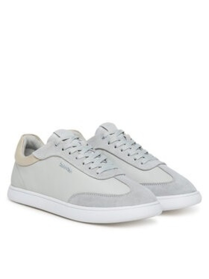 Calvin Klein Sneakersy Cupsole Lace Up - Lth Sue Mix HW0HW02435 Szary