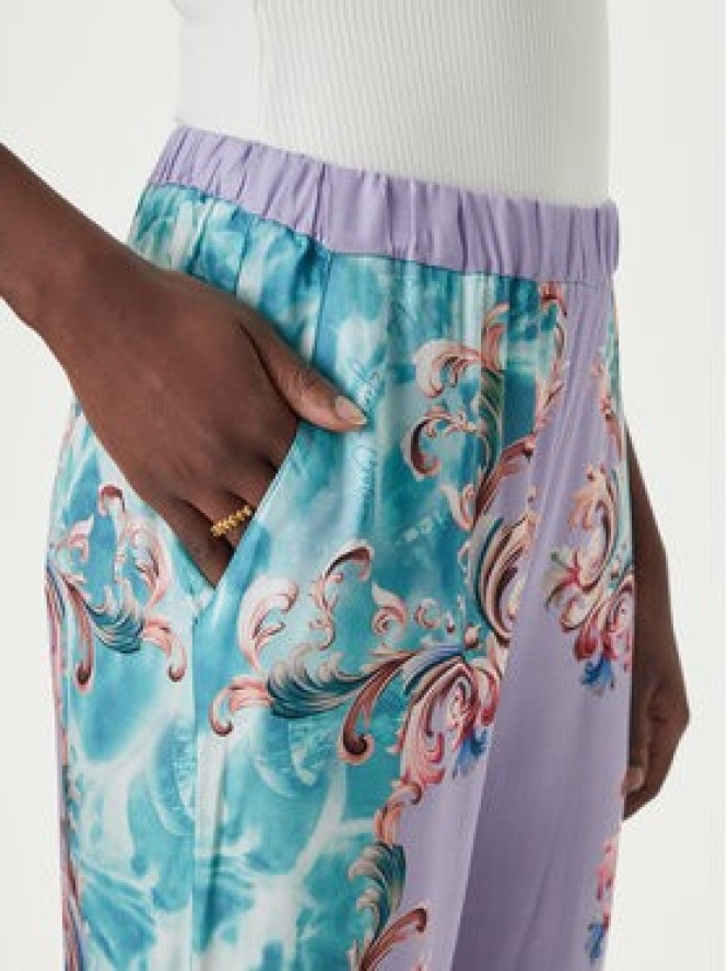 Versace Jeans Couture Spodnie materiałowe 80HAA1P2 NS830 Fioletowy jasny Regular Fit