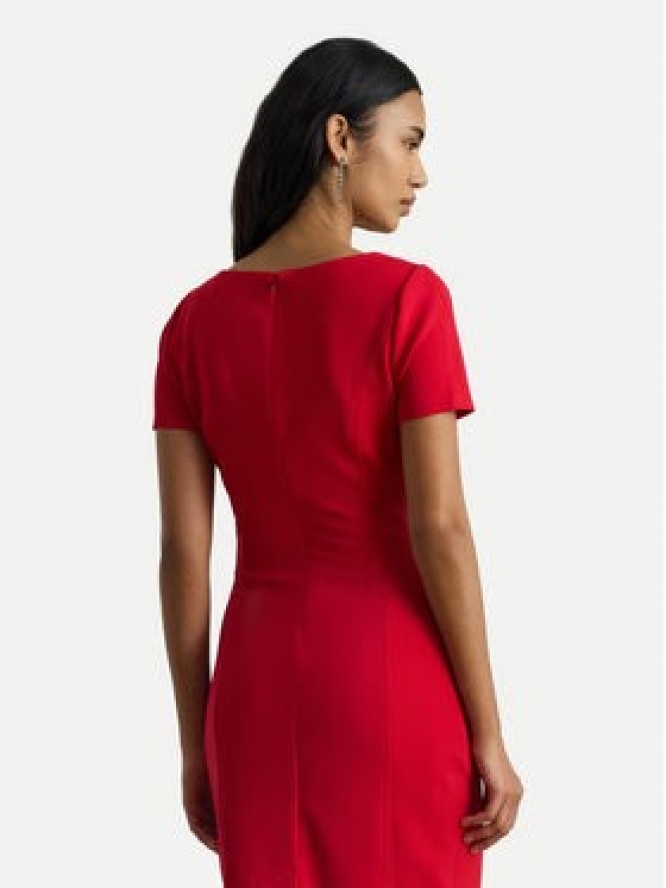 LAUREN RALPH LAUREN Sukienka koktajlowa 253P08759002 Czerwony Slim Fit