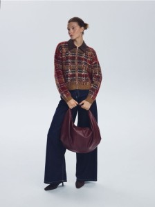 Torebka hobo - bordowy