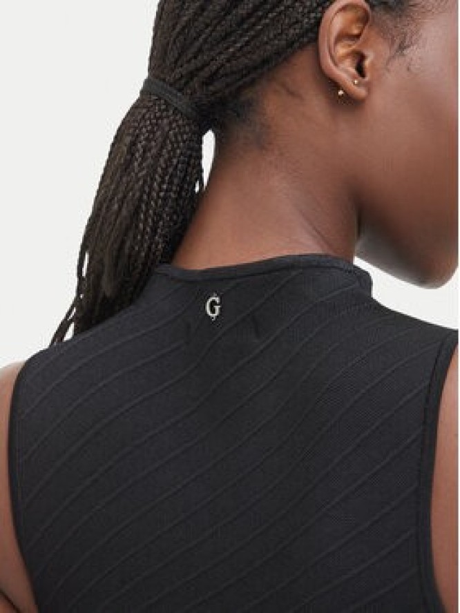 Guess Sukienka koktajlowa W6BK70 Z1575 Czarny Slim Fit