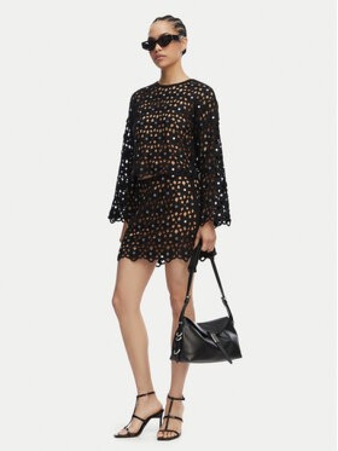 MICHAEL Michael Kors Spódnica mini MS670M4KNE Czarny Regular Fit