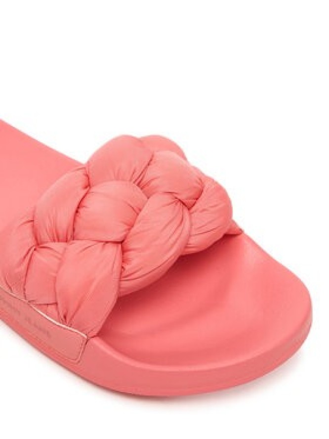 Tommy Jeans Klapki Tjw Braided Slides EN0EN02975 Różowy