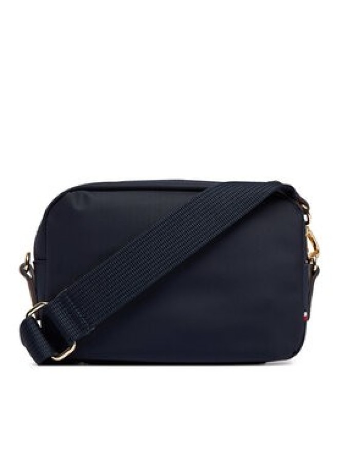 Tommy Hilfiger Torebka Popette Camera Bag Corp AW0AW19023 Granatowy